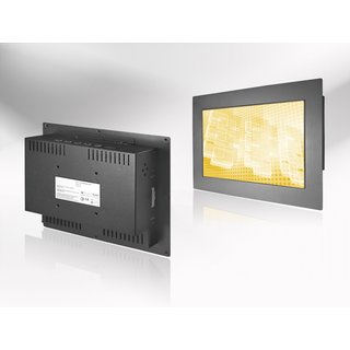 12,1 Panel Mount LED Monitor, 1280x800 700 VGA+DVI+HDMI 24V -