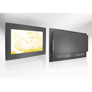 18,5 Panel Mount LED Monitor, 1366x768 1000 HD-SDI 24V Resistiver Touch