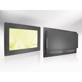 27 Panel Mount LED Monitor, 1920x1080 300 VGA+DVI+HDMI 12V -