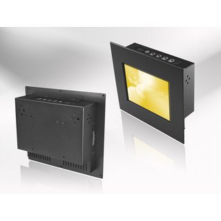 10,1 Panel Mount LED Monitor, 1024x600 200 HD-SDI 24V Resistiver Touch