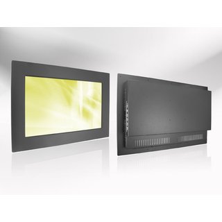 15,6 Panel Mount LED Monitor, 1920x1080 250 VGA+DVI+HDMI 24V 3mm