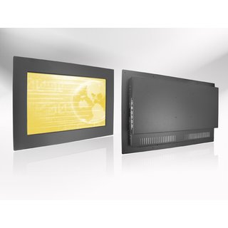 22 Panel Mount LED Monitor, 1680x1050 1000 VGA+DVI+HDMI 24V -