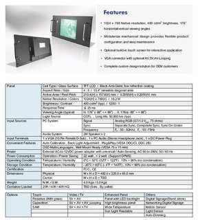 10 Rack Mount Monitor / Touch Screen