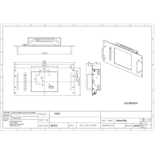 10 Rack Mount Monitor / Touch Screen