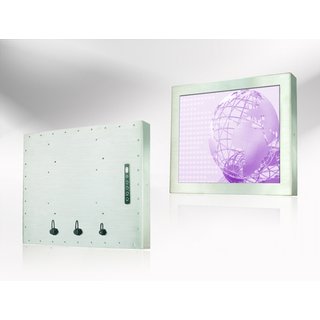 10,4 Chromstahl IP66 LED Monitor, 800x600, 4:3