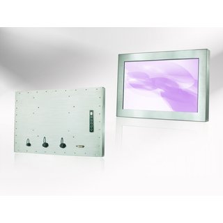 24 Chromstahl IP66 LED Monitor, 1920x1080