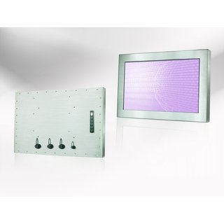 26 Chromstahl IP66 LED Monitor, 1366x768