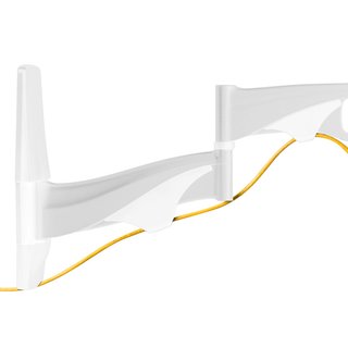 TV Wandhalterung ausziehbar schwenkbar 23-42 weiss, Xantron TOPLINE-222-W