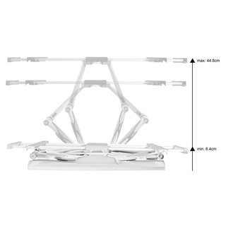 TV Wandhalterung ausziehbar schwenkbar 37-70 weiss, Xantron TOPLINE-464-W