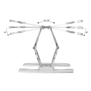 TV Wandhalterung ausziehbar schwenkbar 37-70 weiss, Xantron TOPLINE-464-W