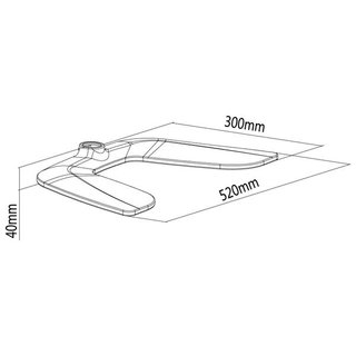 Standfuss fr PROLINE Tischhalterungen, Xantron PROLINE-STAND