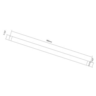 Verlngerungsrohr 90cm fr Xantron PRO Deckenhalterung weiss, Xantron PRO-CM-P900-W