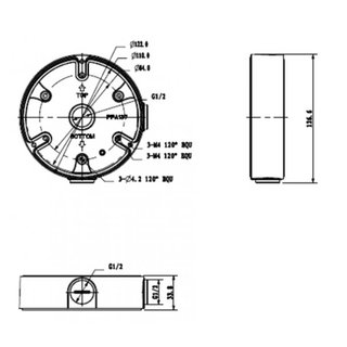 Anschlussbox fr Dome Kamera - Dahua