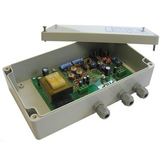 Zweidraht-Empf. im IP-65 Wetterschutzgehuse - SANTEC