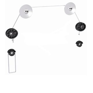 TV Wandhalterung ultraflach Seilsystem 37-70, Xantron SLIMLINE-01X