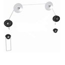 TV Wandhalterung ultraflach Seilsystem 37-70, Xantron...
