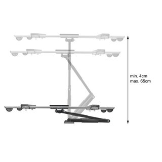 TV Wandhalterung ausziehbar ultraflach fr 32-60, Xantron SLIMLINE-A-466-B