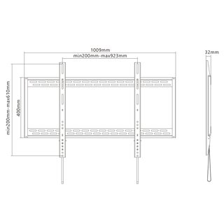 TV Wandhalterung fix 55-100, Xantron STRONGLINE-900