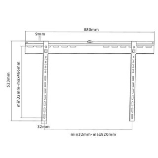 Ultraflache TV Wandhalterung fr 37-75, Xantron PRO-SS800