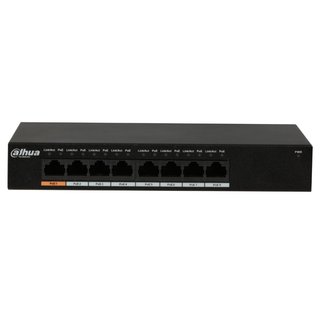 8-Port Gigabit PoE Switch unmanaged, 8x PoE Ausgnge bis 60 Watt