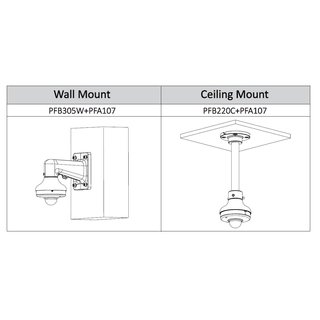 Adapter fr Dome Kamera - Dahua