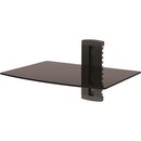 TV Wandregal fr Audio, DVD Player Schwarzglas, Xantron...