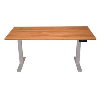 Stehpult hhenverstellbar hellgrau Buche Vollholz 160x80cm