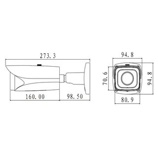 2 Megapixel CVI + SDI Box Kamera Outdoor - Dahua