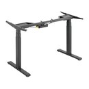 Tischgestell hhenverstellbar schwarz, EDS08-B