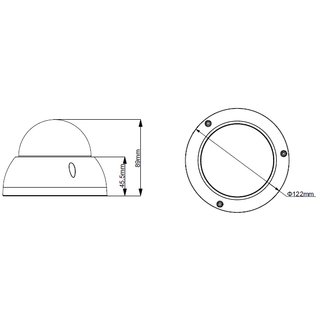 8 MP Dome Kamera Outdoor - Dahua