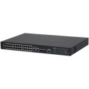 28-Port PoE Gigabit Switch managebar, 24x PoE Ausgnge, 2...