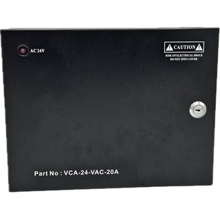 24 Volt AC 20 A Sammelnetzteil mit 18 einzelne...