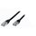 Patchkabel, Kat. 6 U/UTP 1.0 m, schwarz