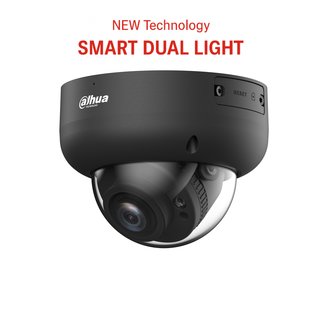 4 MP Smart Dual Light Dome Kamera Outdoor Farbe Schwarz - Dahua