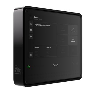 Ajax EN54 Fire Hub Jeweller Black