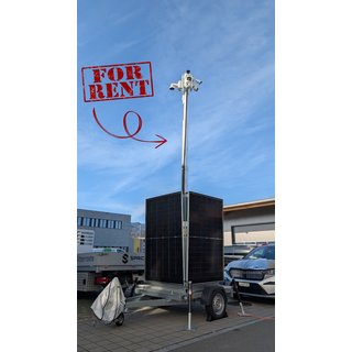 Mobile Video�berwachung - Anh�nger mieten